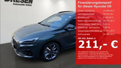 Grün (cypress green / mic) Neu 2025 Hyundai i30 Advantage Kombi | 24.990 € (Fairer Preis)