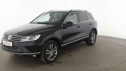 Blau Gebraucht 2015 VW Touareg Terrain Tech SUV | 26.720 € (Fairer Preis)