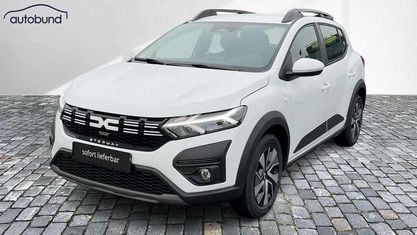Uusi Dacia Sandero Expression 91 HP (66 kW) 2025 Valkoinen Katumaasturi