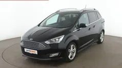 Schwarz Gebraucht 2018 Ford Grand C-Max Titanium Van / Kleinbus | 13.450 € (Fairer Preis)