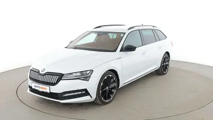 Gebraucht Skoda Superb SportLine 2020 Weiß Kombi