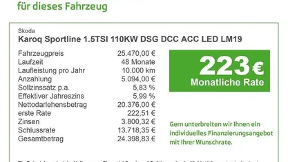 Gebraucht 2021 Skoda Karoq SportLine SUV | 25.370 € (Fairer Preis)