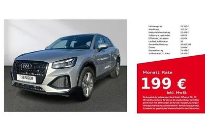 Gebraucht Audi Q2 Advanced Plus 150 PS (110 kW) 2023 Florettsilber metallic SUV