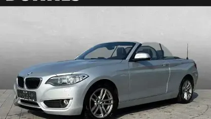 Usata BMW 218 Advantage 150 CV (110 kW) 2016 Argento Cabrio