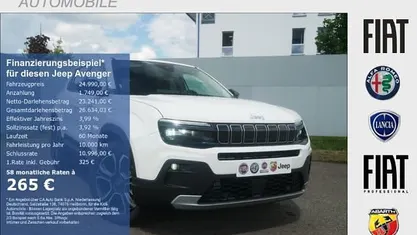 Gebraucht 2025 Jeep Avenger Summit SUV | 24.990 € (Fairer Preis)