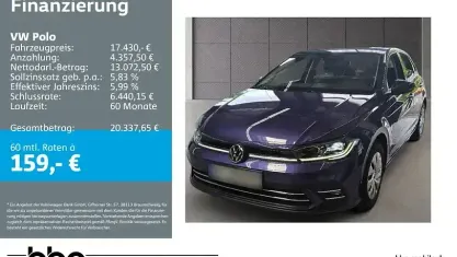 Gebraucht VW Polo Style 95 PS (69 kW) 2021 Violett Kleinwagen