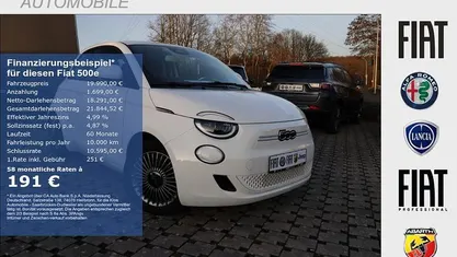 Weiss Gebraucht 2022 Fiat 500e Icon Kleinwagen | 19.990 € (Guter Preis)