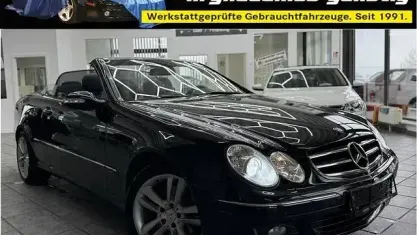 Gebraucht Mercedes CLK200 Avantgarde 184 PS (135 kW) 2007 Schwarz Cabrio