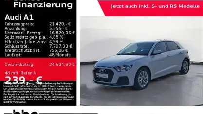 Gebraucht Audi A1 Sportback Advanced 116 PS (85 kW) 2025 Weiß Kleinwagen