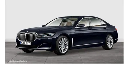 Gebraucht BMW 745e Sport Line 394 PS (289 kW) 2019 Blau Limousine