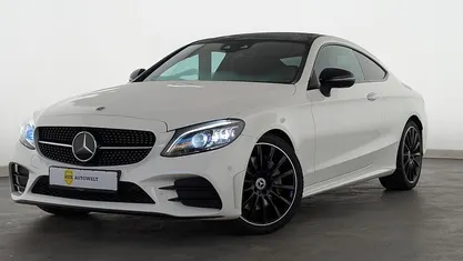 Gebraucht Mercedes C300 AMG line 245 PS (180 kW) 2024 Polarweiss  unilack Coupé