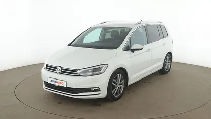 Gebraucht VW Touran Highline 2018 Weiß Van / Kleinbus