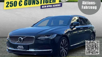 Gebraucht Volvo V90 Inscription 303 PS (222 kW) 2021 Platinum grey metallic Kombi
