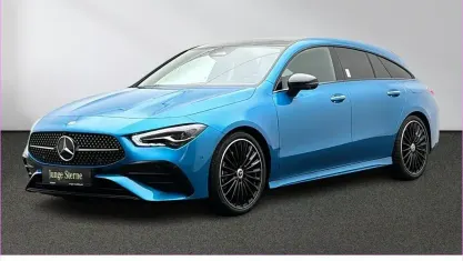 Brugt Mercedes CLA200 Shooting Brake AMG 163 HK (119 kW) 2025 Blå Stationcar