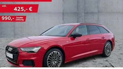 Begagnad Audi A6 S-Line 367 HK (269 kW) 2020 Röd Kombi
