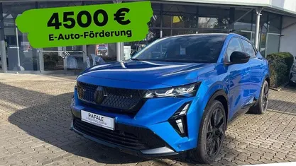 Neu Renault Rafale Esprit Alpine 301 PS (221 kW) 2025 Gipfelblau metallic, black pearlschwarz metallic (blau) SUV