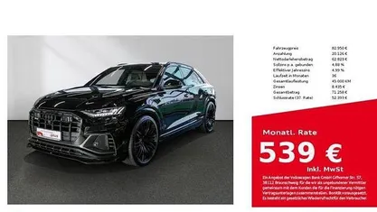 Mythosschwarz metallic Gebraucht 2022 Audi SQ8 Ambiente SUV | 82.950 €