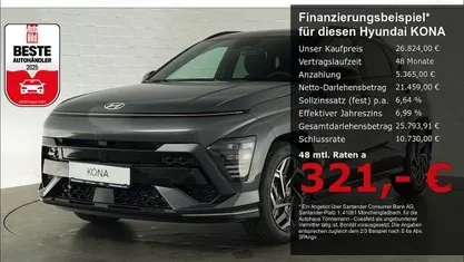 Gebraucht Hyundai Kona N Line 137 PS (100 kW) 2025 Grau SUV