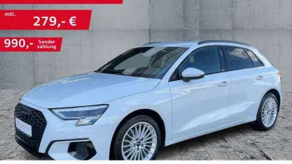 Gebraucht Audi A3 Advanced Plus 150 PS (110 kW) 2022 Gletscherweiß metallic Limousine