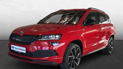 Usata Skoda Karoq SportLine 150 CV (110 kW) 2021 Rosso SUV