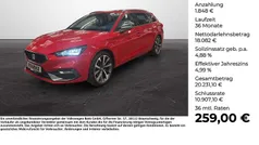Rot Gebraucht 2021 Seat Leon FR-Line Kombi | 19.930 € (Fairer Preis)