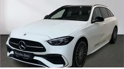 Gebraucht Mercedes C220 AMG 197 PS (144 kW) 2026 Weiß Kombi
