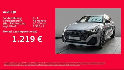 Neu Audi Q8 Ambiente 286 PS (210 kW) 2026 Silber SUV