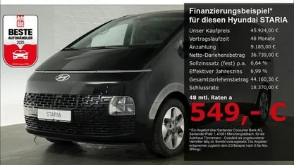 Gebraucht Hyundai Staria Prime 225 PS (165 kW) 2025 Abyss black Van / Kleinbus