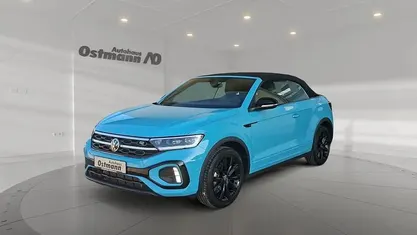 Gebraucht VW T-Roc Cabriolet R-line 150 PS (110 kW) 2023 Schwarz Cabrio