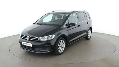 Gebraucht VW Touran Comfortline 150 PS (110 kW) 2018 Schwarz Van / Kleinbus