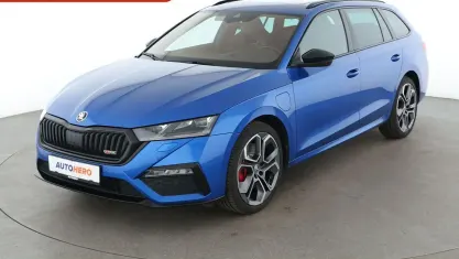 Gebraucht Skoda Octavia First Edition 245 PS (180 kW) 2020 Blau Kombi