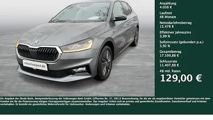 Gebraucht Skoda Fabia Tour 116 PS (85 kW) 2025 Limousine