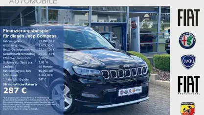 Gebraucht Jeep Compass Altitude 131 PS (96 kW) 2024 Schwarz SUV