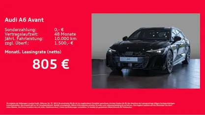 Neu Audi A6 Ambiente 299 PS (219 kW) 2026 Schwarz Kombi