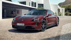 Cherrymetallic Gebraucht 2022 Porsche Taycan GTS Sport Limousine | 84.000 € (Fairer Preis)