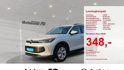 Gebraucht VW Tiguan 131 PS (96 kW) 2024 Oryxweiß perlmutteffekt SUV