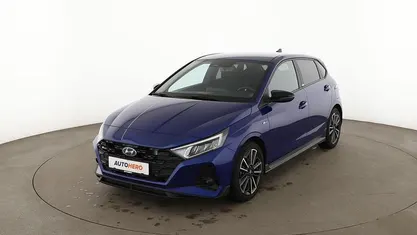 Gebraucht Hyundai i20 N Line 101 PS (74 kW) 2021 Blau Kleinwagen