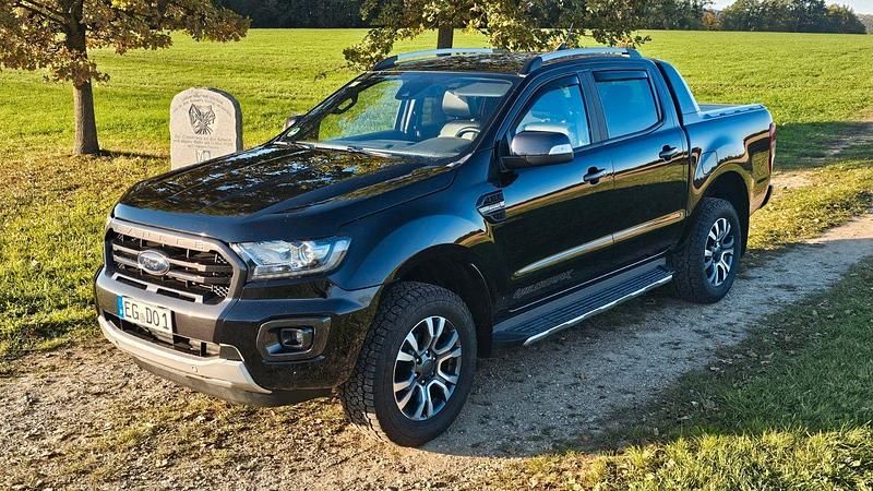 Schwarz Gebraucht 2020 Ford Ranger Wildtrack Abholung | 27.900 € (Superpreis) - Bild 1/4