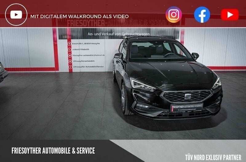 Schwarz Gebraucht 2024 Seat Leon FR Limousine | 27.990 € (Fairer Preis) - Bild 1/4