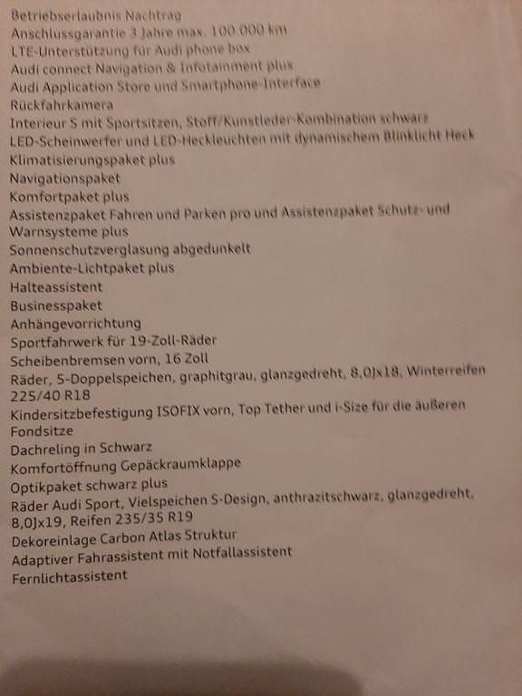 Gebraucht Audi A3 S-Line 150 PS (110 kW) 2024 Grau Limousine