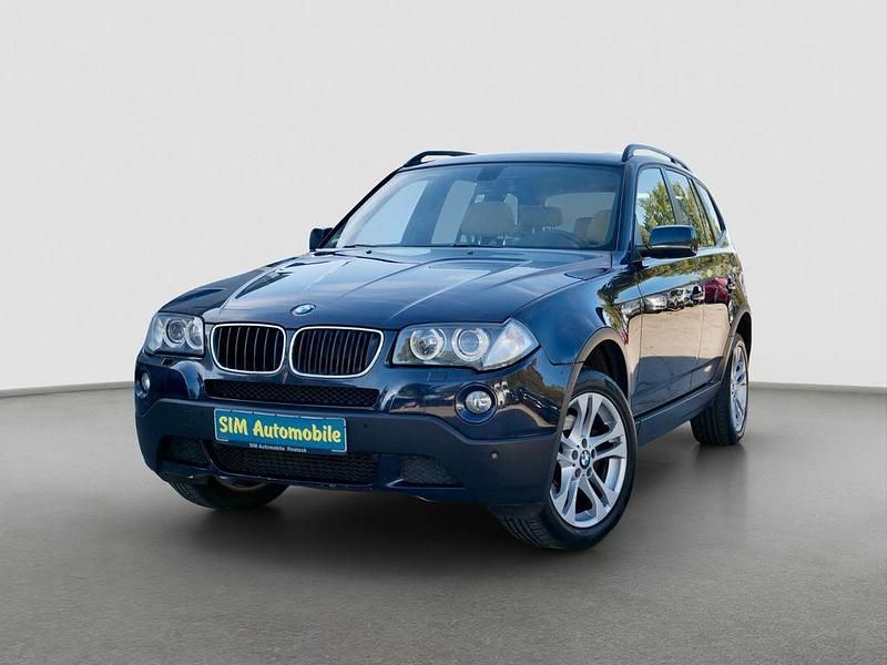Blau Gebraucht 2008 BMW X3 Efficient Dynamics SUV | 7.490 € (Fairer Preis) - Bild 1/4