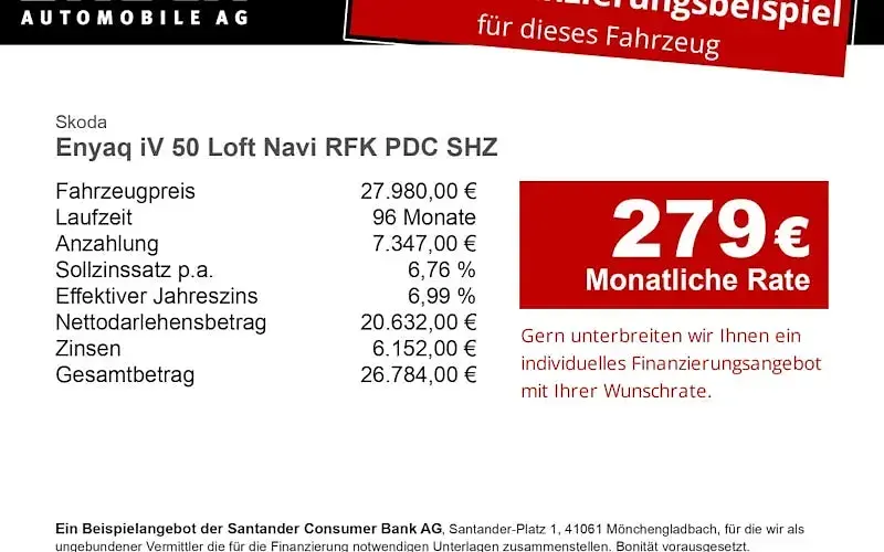 Gebraucht Skoda Enyaq iV 108 kW (148 PS) 2023 Silber SUV