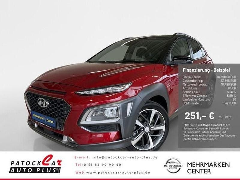 Rot Gebraucht 2018 Hyundai Kona Trend SUV | 18.490 € (Fairer Preis) - Bild 1/4