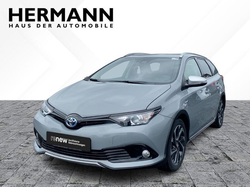 Grau Gebraucht 2018 Toyota Auris Hybrid Style Kombi | 16.990 € (Fairer Preis) - Bild 1/4