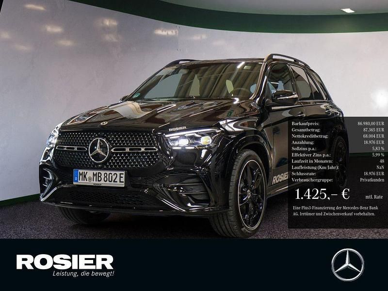 Schwarz Gebraucht 2025 Mercedes GLE350e Advanced Plus SUV | 86.980 € - Bild 1/4