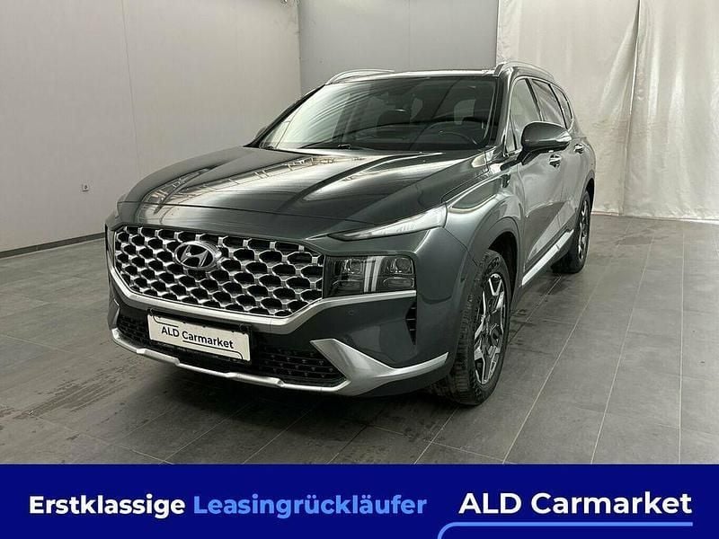 Grün Gebraucht 2021 Hyundai Santa Fe Prime SUV | 30.980 € (Fairer Preis) - Bild 1/4