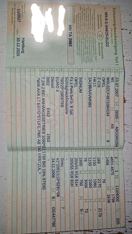 Gebraucht Opel Signum 150 PS (110 kW) 2008 Silber Kleinwagen