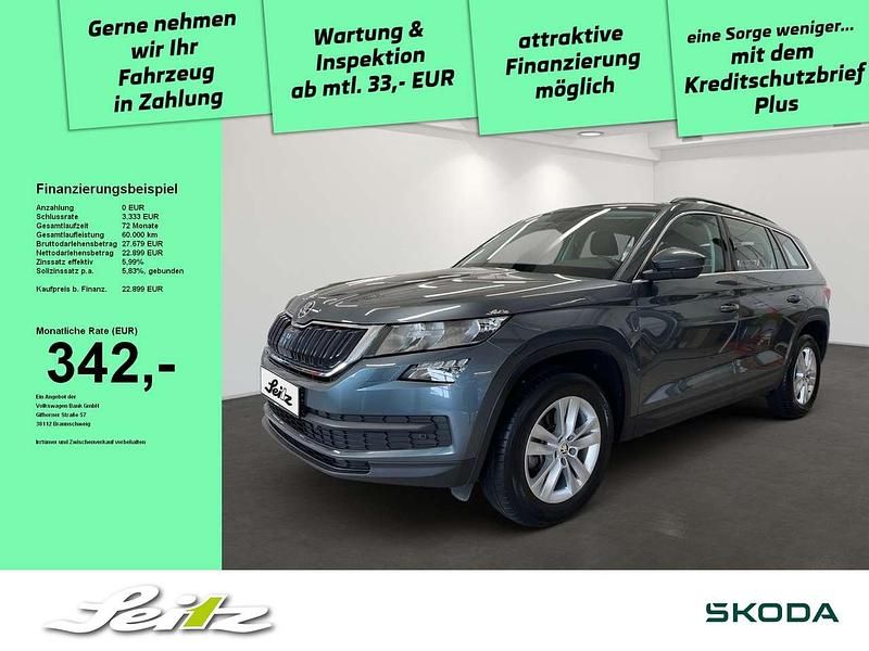 Grau Gebraucht 2017 Skoda Kodiaq Ambition SUV | 22.690 € (Guter Preis) - Bild 1/3