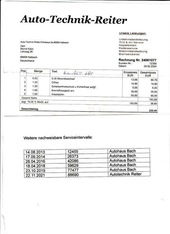 Gebraucht Mercedes 220 170 PS (125 kW) 2012 Blau Limousine