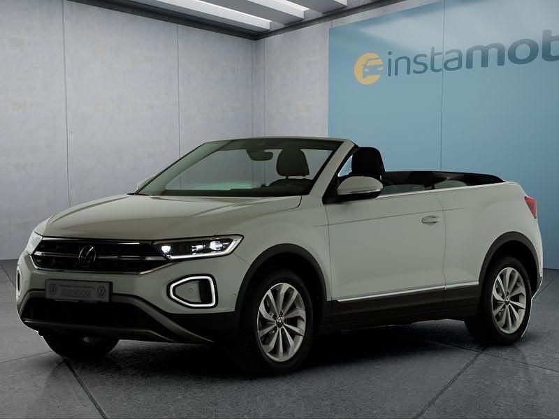Weiß Gebraucht 2024 VW T-Roc Cabriolet Cabrio | 25.499 € (Superpreis) - Bild 1/4